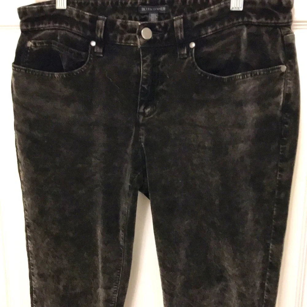 Eileen Fisher Acid Washed Velveteen Skinny Jeans - Picture 11 of 16